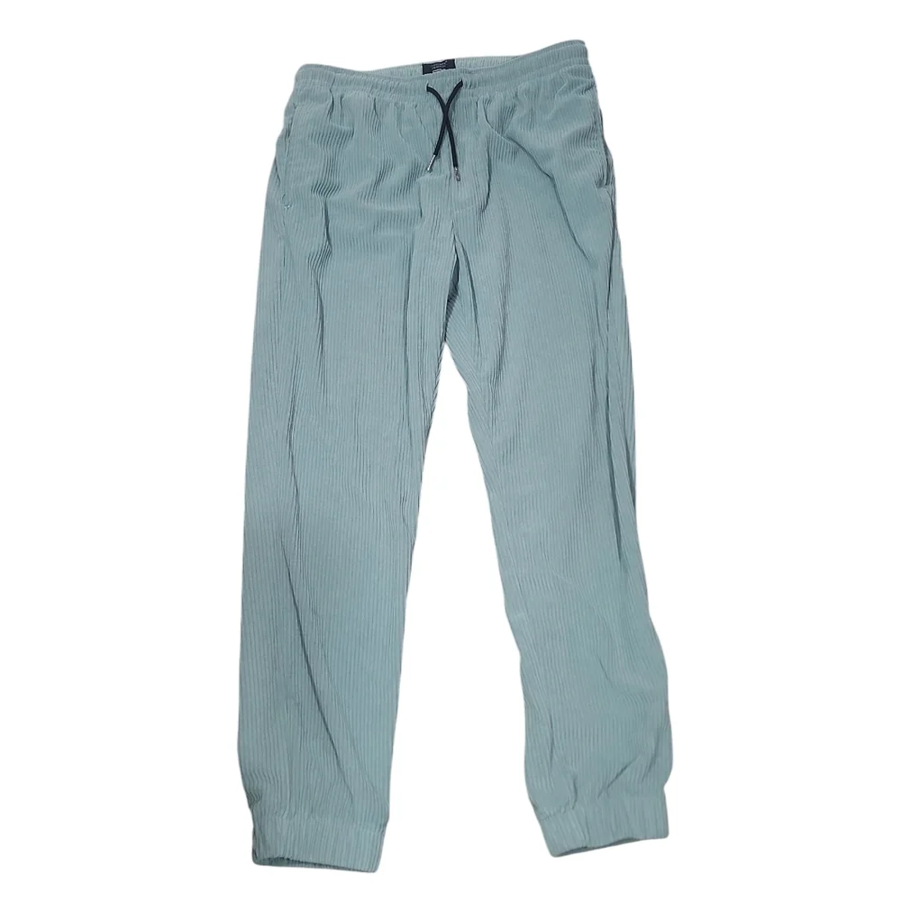 Triump Tragedy Corduroy Drawnstring Pull On Men's Light Blue Pants. 32 - Picture 1 of 10